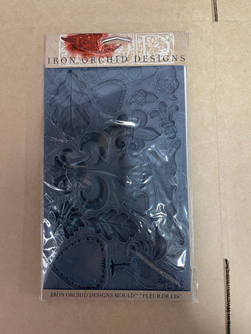 IOD - MOULD - Fleur De Lis - (Packaging Damage)