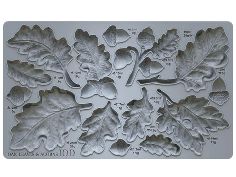 Oak Leaves & Acorns - Moulds