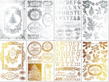 **NEW** Figgy & Flourish - Foil Transfer - 8 sheets 12"x 8"