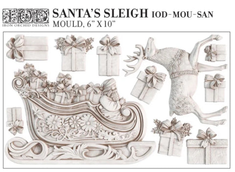 Santas Sleigh - Decor Mould - Ltd Ed