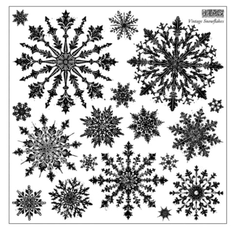 Vintage Snowflakes - Stamp - Ltd Ed