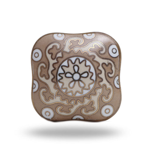 Amgel Square Ceramic Knob