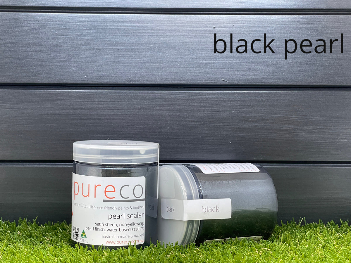 Pureco Pearl Sealer - black – Paint Brush and Pixie Dust